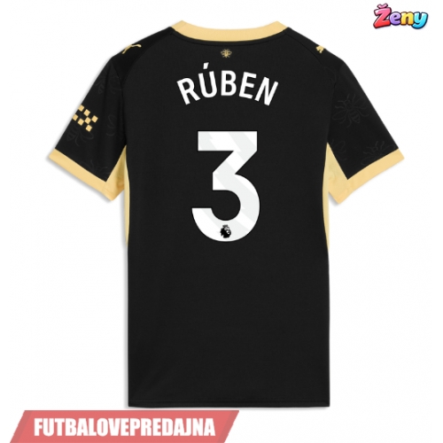 Lacne Ženy Futbalové dres Manchester City Ruben Dias #3 2026-27 Krátky Rukáv - Preč